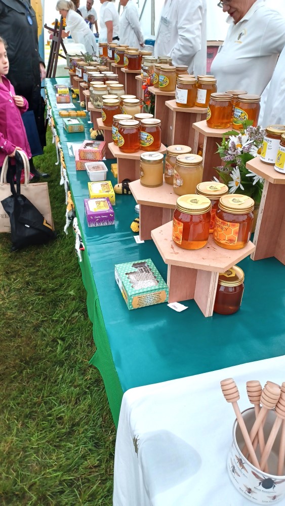 Honey Sales display