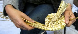 The inside of the base