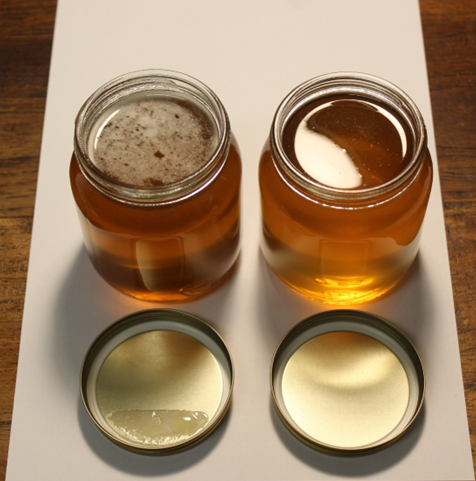 Not settled (L) vs settled (R)